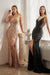 Ladivine CH127 Sequin Sheer Cutout Gown