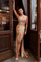 Fitted Strapless Satin Gown by Cinderella Divine CDS406