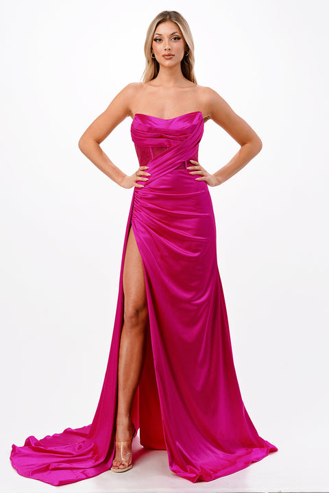 SEXY FITTED DRESS BY CINDERELLA DIVINE CDS411