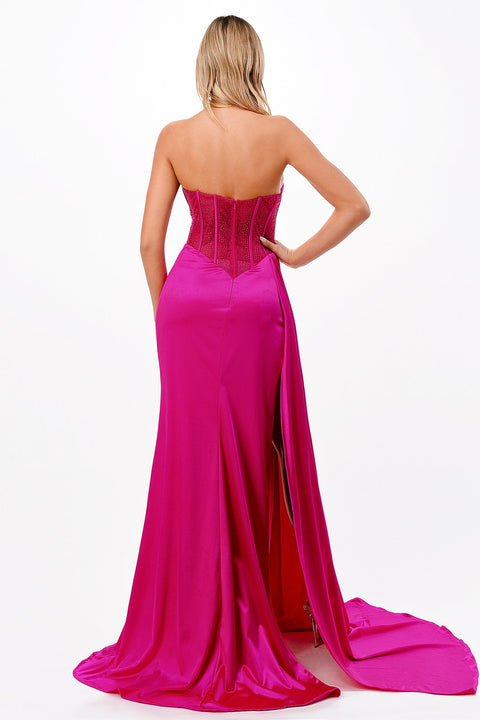 SEXY FITTED DRESS BY CINDERELLA DIVINE CDS411