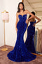 VESTIDO SIRENA DE CINDERELLA DIVINE CH151