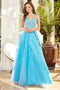 Blossom Elegance Sleeveless Tulle Gown - Adora 3090
