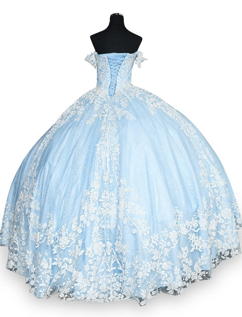 Blossom Off Shoulder Ball Elegance - Cinderella Couture 8070J