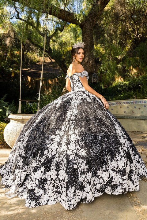 Blossom Off Shoulder Ball Elegance - Cinderella Couture 8070J