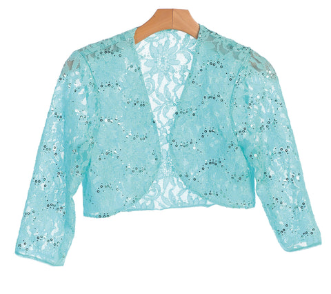 Long Sleeve Lace Bolero Jacket