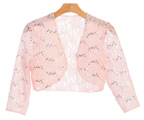 Long Sleeve Lace Bolero Jacket