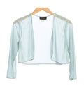 chiffon bolero jackets for evening dresses Bolero Jacket with Formal Chiffon– sheerdreamz