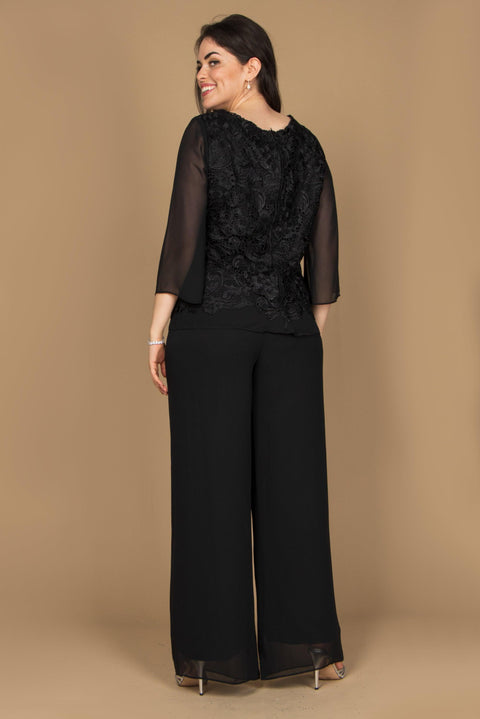 Formal Mother of the Bride and Goom Lace Suit