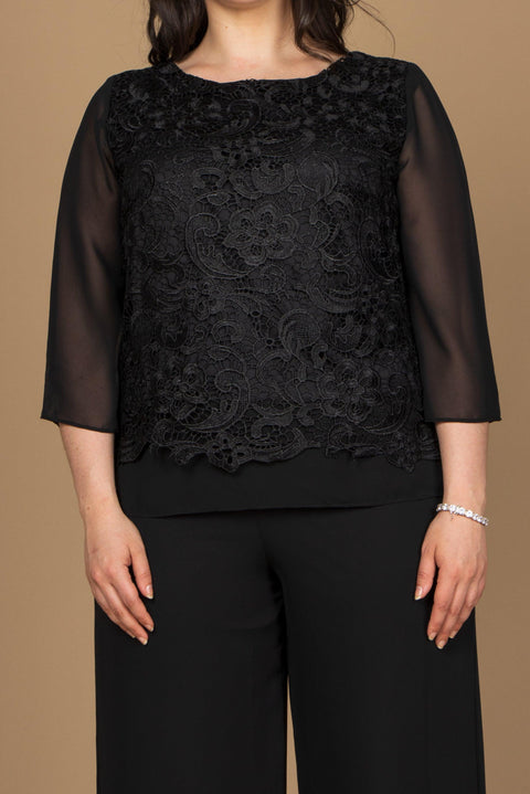 Formal Mother of the Bride and Goom Lace Suit
