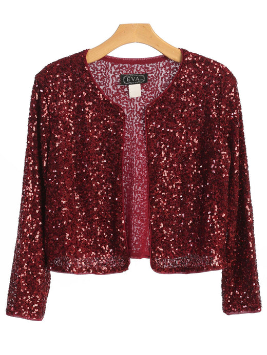 Sequins Bolero Evening Jacket by Eva Fashion