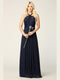 Bridesmaids Dress with Halter Long