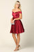 Homecoming Short Off Shoulder Cocktail Da,mas Dresses