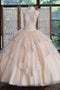 Quinceanera Lace Applique Dress by Calla KY75208X