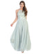 Halter Lace Chiffon Long Bridesmaids Dress