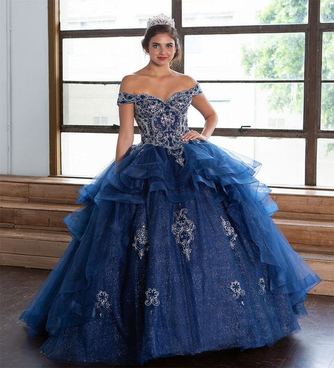 Layered Quinceanera Off Shoulder Dress by Calla KY018383X