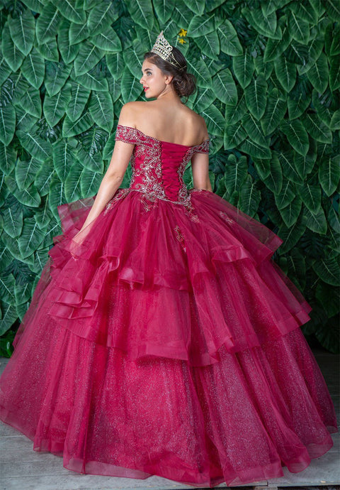 Layered Quinceanera Off Shoulder Dress by Calla KY018383X