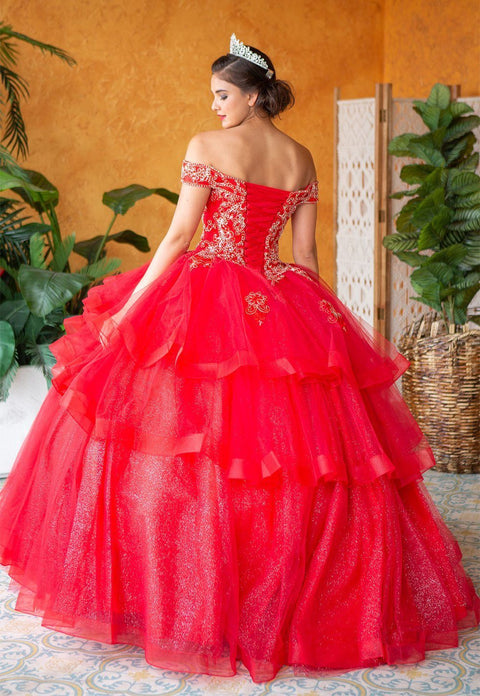 Layered Quinceanera Off Shoulder Dress by Calla KY018383X