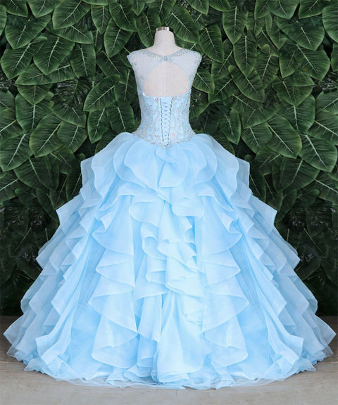Layered Quinceanera Sleeveless Dress by Calla KY79288X