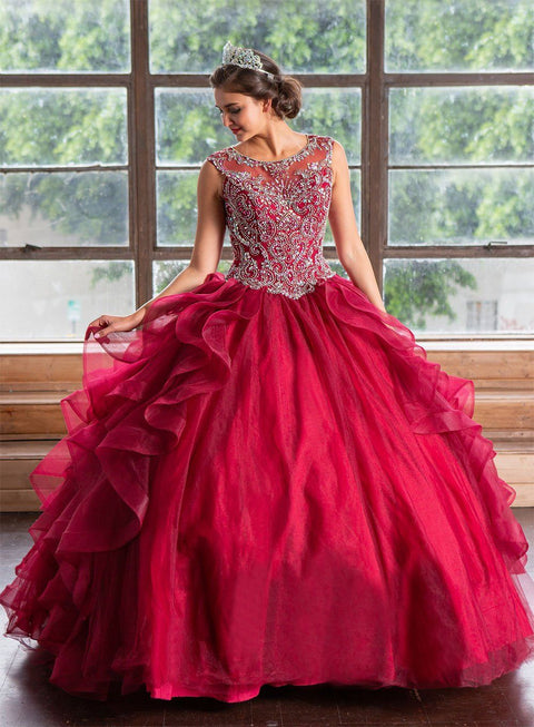 Layered Quinceanera Sleeveless Dress by Calla KY79288X