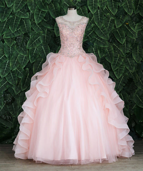 Layered Quinceanera Sleeveless Dress by Calla KY79288X