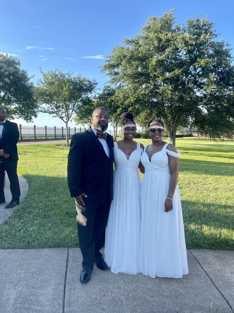 Long Cold Shoulder A-line  Dress with Slit by Nox Anabel Y277