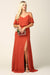 Bridesmaids Off Shoulder Blouson Dress