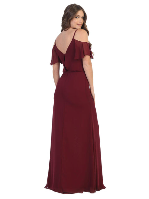 Bridesmaids Off Shoulder Blouson Dress