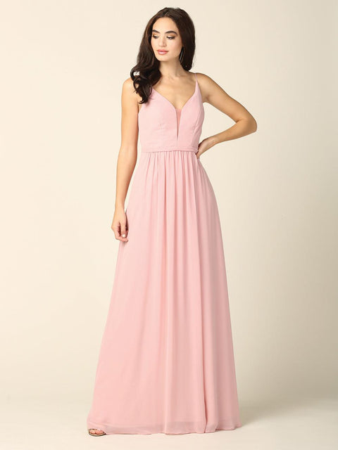 Formal Bridesmaids Chiffon Dress Wedding Guest