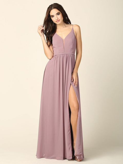Formal Bridesmaids Chiffon Dress Wedding Guest