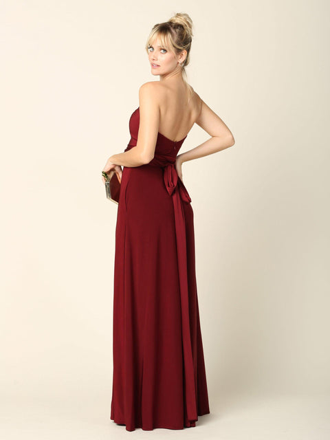 Long Formal Convertible Wrap Bridesmaids  Dress