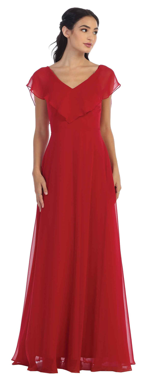 Formal Bridesmaids Off Shoulder Formal  Dress
