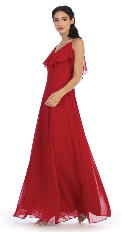 Formal Bridesmaids Off Shoulder Formal  Dress