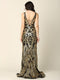 Prom Dress with Long Formal Fitted Sleeveless Sequins