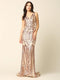 Prom Dress with Long Formal Fitted Sleeveless Sequins