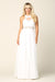 Formal Long Halter Chiffon Bridesmaids Dress