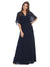 Long Formal Chiffon Gown for the Mother of the Bride and Groom