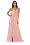 Formal Long Ruffled Chiffon Bridesmaids Dress