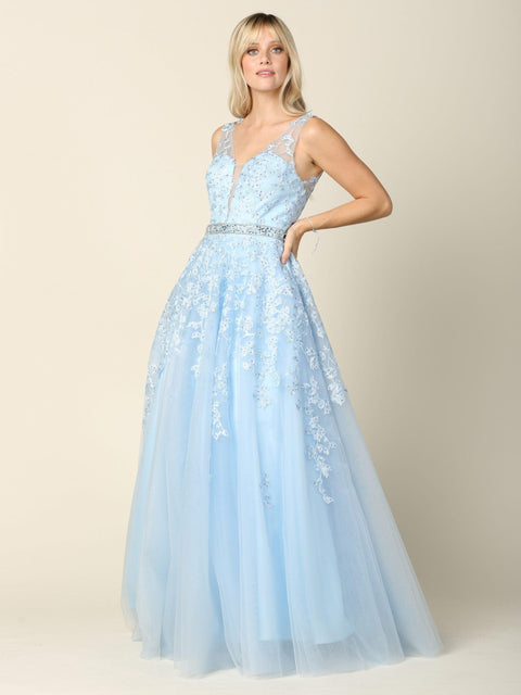 Formal Sleeveless Prom Ball Gown Casual Wedding Dress