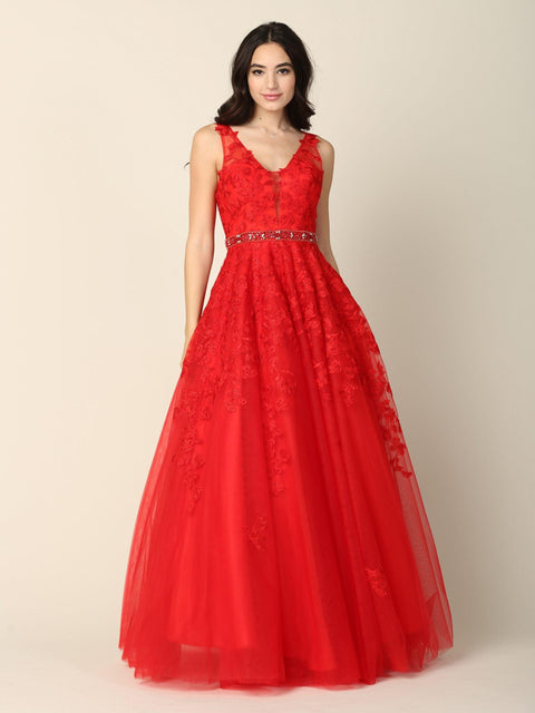 Formal Sleeveless Prom Ball Gown Casual Wedding Dress