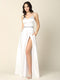 Bridesmaids Dress with Long Formal Spaghetti Strap