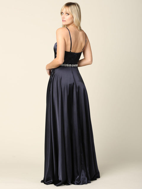 Bridesmaids Dress with Long Formal Spaghetti Strap