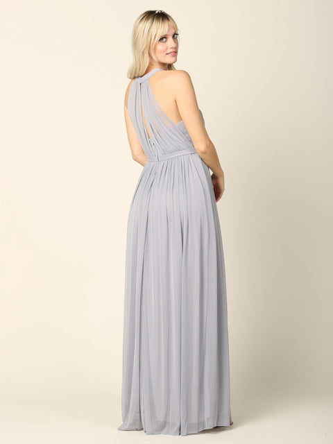 Bridesmaids Dress with Long Halter