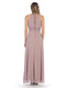 Bridesmaids Dress with Long Halter Tie Back