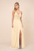 Long Bodice Lace Dress with Corset Back by Nox Anabel A389