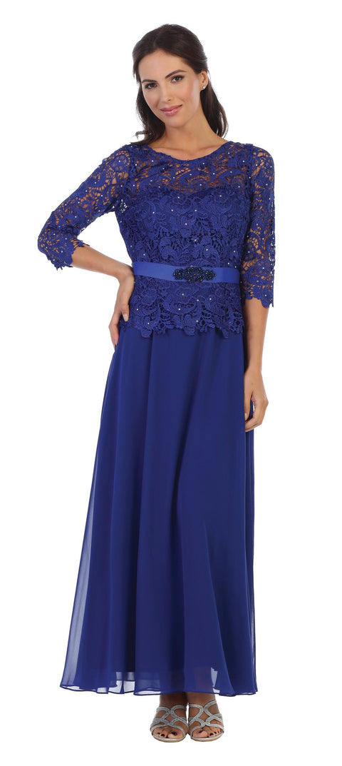 Mother of the Bride and Groom Lace Chiffon Formal dress