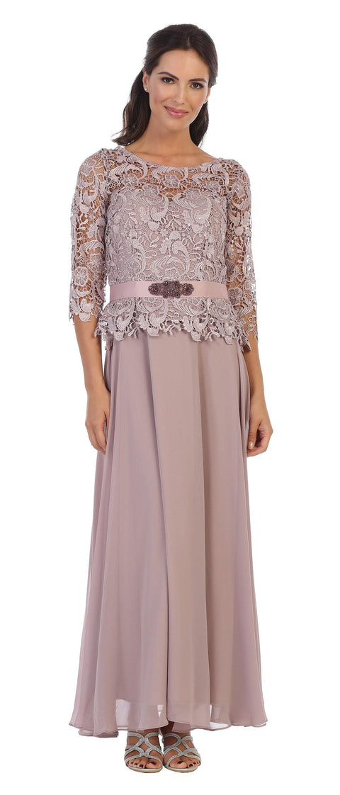 Mother of the Bride and Groom Lace Chiffon Formal dress