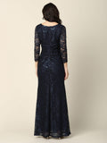 Mother of the Bride and Groom Lace Formal Dress