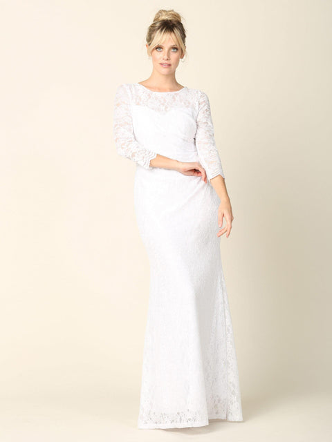 Mother of the Bride and Groom Lace Formal Dress