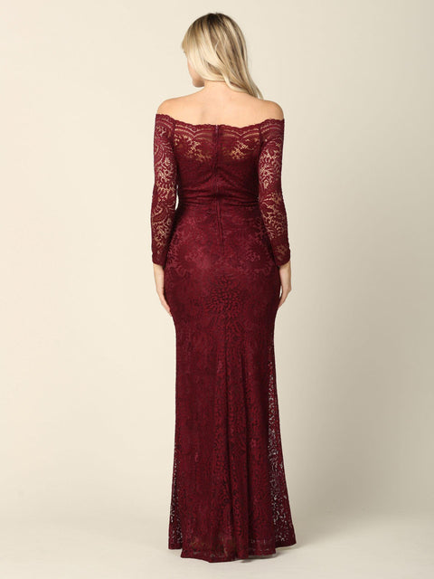 Off Shoulder Formal  Evening Party Dress