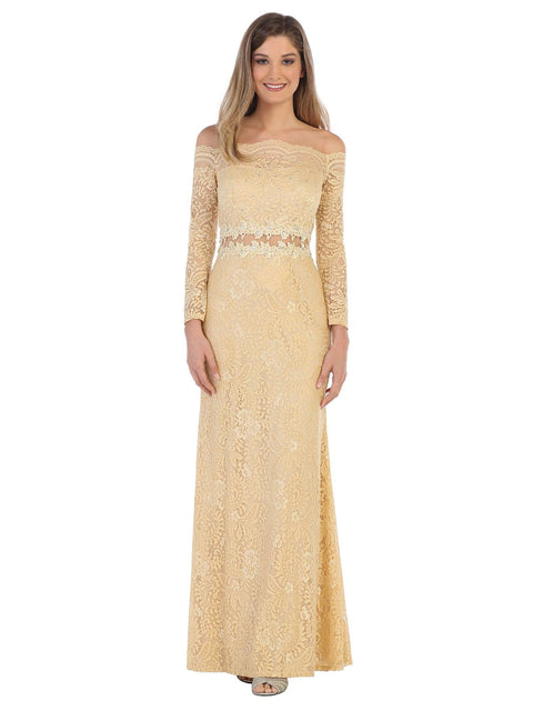 Off Shoulder Formal  Evening Party Dress